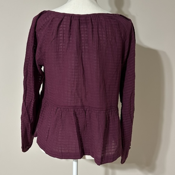 Gap Tie Front Peplum Top - Picture 4 of 9